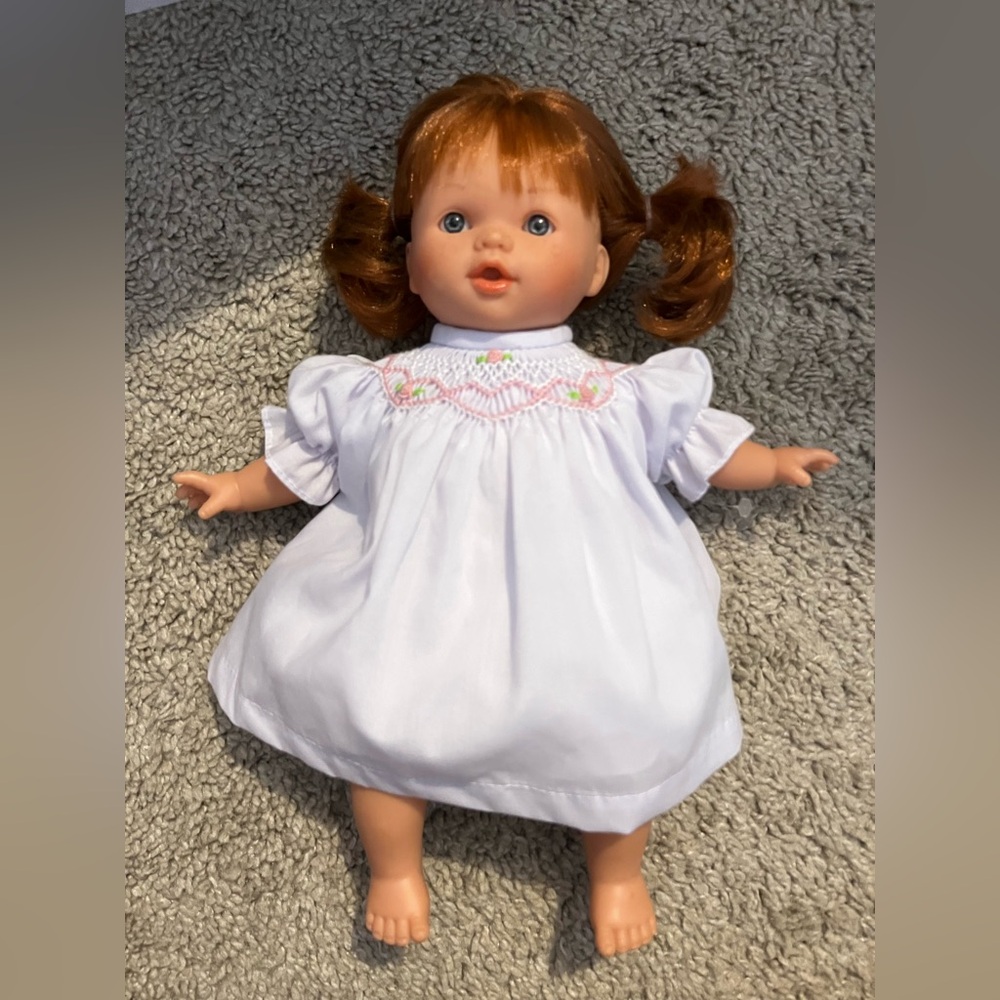 Rosalina baby doll red hair blue eyes 10”